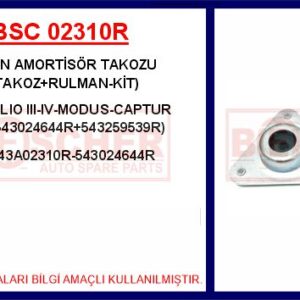 ÖN AMORTİSÖR TAKOZU TAKOZ RULMAN-KİT CLIO III 05 12 CLIO IV 12  MODUS 05  CAPTUR 12  543024644R 5 43259539R