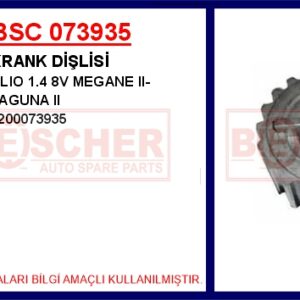 KRANK DİŞLİSİ CLIO 1.4 8V MEGANE II-LAGUNA II