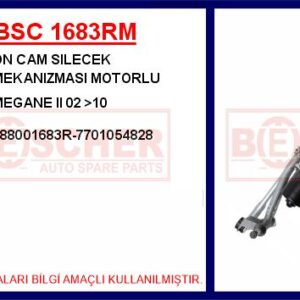 ON CAM SILECEK MEKANIZMASI MOTORLU MEGANE II 02  10