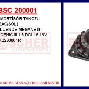 AMORTİSÖR TAKOZU SAĞ/SOL FLUENCE-MEGANE III-SCENIC III 1.5 DCI 1.6 16V