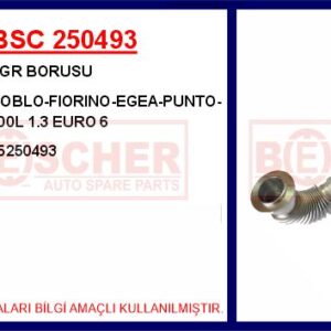 EGR BORUSU DOBLO-FIORINO-EGEA-PUNTO-500L 1.3 EURO 6