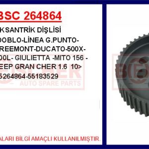 EKSANTRİK DİŞLİSİ ASTRA H-J ZAFIRA B-VECTRA C 1.9 DTH-DTJ INSIGNIA A-ASTRA J-ZAFIRA C 2.0 DTH-DTJ DOBLO-LINEA-FREEMONT-DUCATO-BOXER-JUMPER-500L ALFA