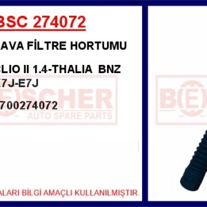 HAVA FİLTRE HORTUMU CLIO II 1.4-THALIA BNZ K7J-E7J
