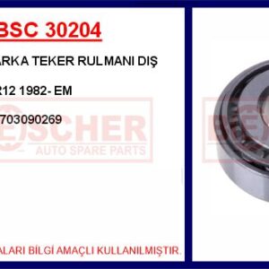 ARKA TEKER RULMANI DIŞ R12 1982- EM
