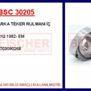 ARKA TEKER RULMANI İÇ R12 1982- EM