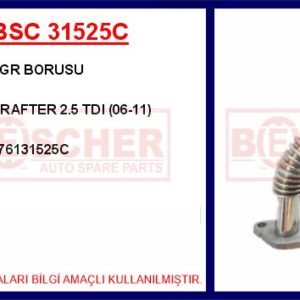 EGR BORUSU CRAFTER 2.5 TDI 06-11