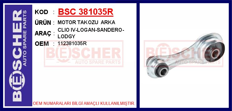 MOTOR TAKOZU CAPTUR 13 CLIO IV 12 SYMBOL III 14 EXPRESS 21 SANDERO II 12 LOGAN II 12 DOKKER 0. 9 TCE 1.2 TCE 1.5 DCI 1.6