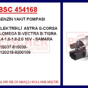 BENZİN YAKIT POMPASI ELEKTRİKLİ ASTRA G-CORSA B-OMEGA B-VECTRA B-TIGRA 1.4-1.6-1.8-2.0 16V - SAMARA