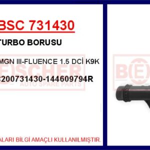TURBO BORUSU MGN III-FLUENCE 1.5 DCİ K9K