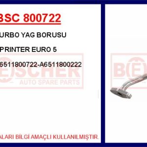 TURBO YAG BORUSU SPRINTER EURO 5