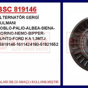 ALTERNATÖR GERGİ RULMANI DOBLO-PALIO-ALBEA-SIENA-FIORINO-NEMO-BIPPER-PUNTO-FORD KA 1.3MTJ