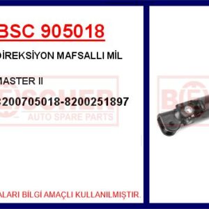 DİREKSİYON MAFSALLI MİL MASTER II