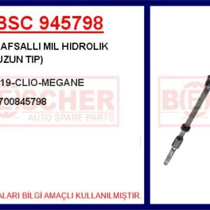MAFSALLI MIL HIDROLIK UZUN TIP R19-CLIO-MEGANE