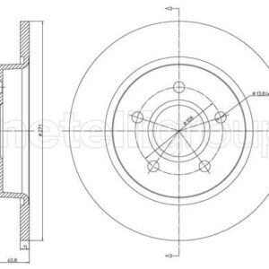 ARKA FREN DISK AYNASI FOCUS III 11 17 271x11x63.5x41x5DL