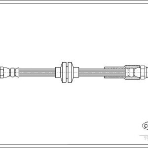 FREN HORTUMU ARKA FIAT DUCATO 06  CITROEN JUMPER II 06  PEUGEOT BOXER 06  440mm