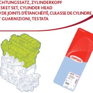 CONTA SETİ. SİLİNDİR KAFASI KITGK CH VW BJJ KIT Gasket Set. cylinder head