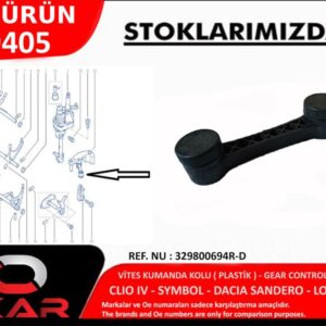 VİTES KUMANDA KOLU PLASTİK CLIO IV-SYMBOL-DACİA SANDERO-LOGAN 1.5 DCİ