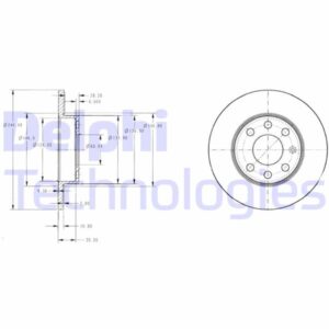 ÖN FREN AYNASI CORSA C 1.0-1.2 16V 01 11 240x11x4DL DOLU