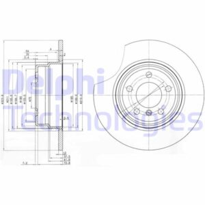 FREN DISKI ARKA BMW X5 E53 00 06