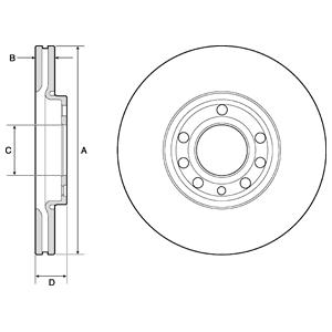 ÖN FREN AYNASI VECTRA C 02  SIGNUM 03  SAAB 9.3 02  CROMA 05  285x25x5DLxHAVALI 46844071-51819733