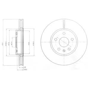ÖN FREN AYNASI INSIGNIA A 08  SAAB 9-5 YS3G 10  17 JANT 321x30x5DLxHAVALI 13502214-569422