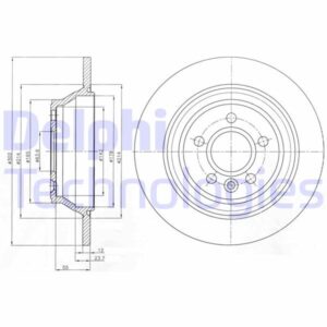 ARKA FREN DISK AYNASI VOLVO V70 III 07 D4 13 S80 II 2.0 3.2 /2.0TDI 08 XC70 06