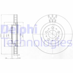 ÖN FREN AYNASI VOLVO S60 2.5T AWD 384 2003-2010 V70 II 284 2003-2007 330X5DL