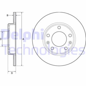 ARKA FREN DİSKİ PEUGEOT P308 13 21 249x35x5DL DOLU