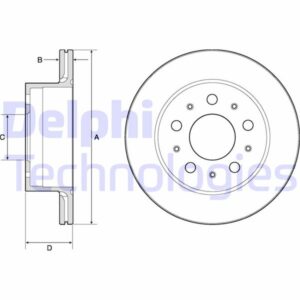 FREN DİSKİ ARKA FIAT DUCATO 06 PEUGOET BOXER 06 CITROEN JUMPER 06 300x22x19.9MM