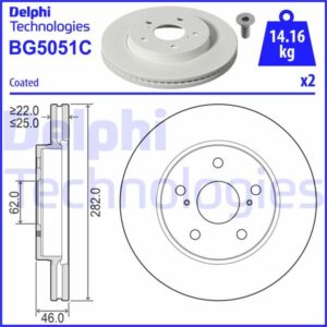 ÖN FREN DİSKİ HAVA KANALLI KAPLAMALI DELİKLİ TOYOTA COROLLA 1.6L 1ZR-FAE ZRE210 19- /1.2L 8NR-FTS NRE210/ 1.8L 2ZR-FXE hybrid ZWE211 19- / YARIS