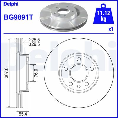 FREN DİSKİ TEKLİ PAKET . DELİKLİ ÖN VW CARAVELLE. MULTIVAN. TOUAREG. TRANSPORTER 10/2002 7E0615301D-7H0615301D-JZW615301E