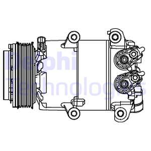 KLİMA KOMPRESÖRÜ FORD FOCUS-CMAX-FİESTA 11  1.5-1.6 TDCİ