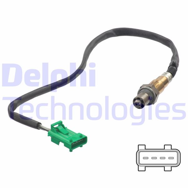 OKSİJEN SENSÖRÜ ÖN P207-P208-P308-P508-P3008-P5008-RCZ-C4-C5-DS3-DS4-DS5 1.6 THP EP6 4 KUTUP 1609345380-9665414080-1618.HC
