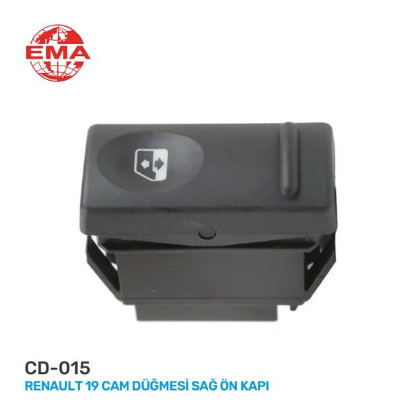 CAM AÇMA ANAHTARI ÖN SAĞ RENAULT 19 -MASTER TEKLİ 7700817337