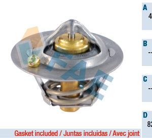 TERMOSTAT 82 C TEK FORD FİESTA-FOCUS-MONDEO 95  1.25-1.4-1.6 BENZİNLİ
