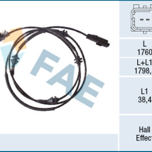 ABS TEKERLEK HIZ SENSÖRÜ ARKA PSA 407 1.8 16V-2.0 16V-2.2 16V 04-