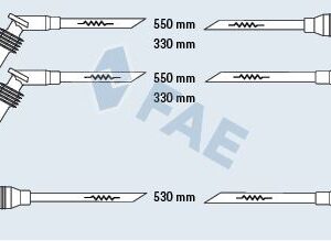 BUJİ KABLOSU TAKIMI ASTRA F 91 98 VECTRA A 88 95 1.8-2.0İ 18SV-C18NZ-20NE-C20NE VECTRA B 1.6 16LZ2