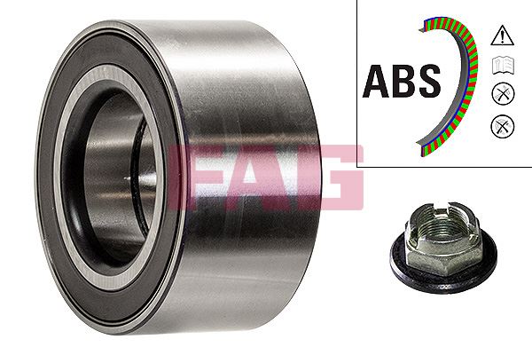 ÖN TEKER RULMANI FORD MONDEO 96 07 VOLVO S40 1.6 1.8 1.9 2.0 T V40 99 04 JAGUAR XTYPE 01 09 40.x75x37 ABS LI 93BX1K018AA-C2S8276