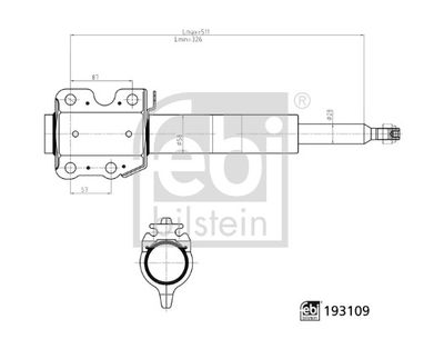 AMORTISOR ON GAZLI MERCEDES SPRINTER B901 B903 . VW LT 28-35-46
