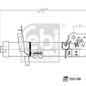 AMORTİSÖR ÖN SAĞ FORD COURIER-FIESTA-BMAX 13  GAZLI