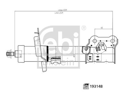 AMORTİSÖR ÖN SAĞ FORD COURIER-FIESTA-BMAX 13 GAZLI
