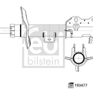 AMORTISOR ON GAZLI MERCEDES VITO W639 10 14