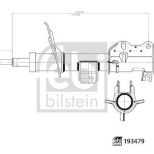 AMORTISOR ON GAZLI MERCEDES VITO W639 03