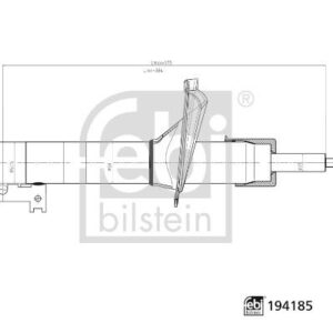 AMORTİSÖR ÖN SAĞ-SOL FORD TRANSİT 01  V184