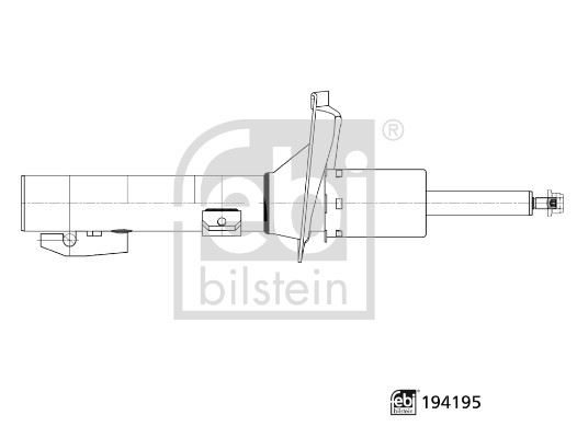 AMORTİSÖR ÖN TRANSİT V347/V348 06 SAG/SOL GAZLI