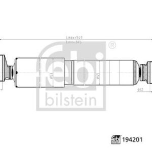 ARKA AMORTİSÖR FIAT DOBLO III 10  OPEL COMBO 10