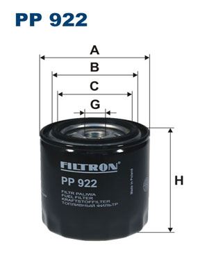 YAKIT FİLTRESİ MAZDA B-SERİE PİCKUP 2.5 D 4WD 78HP 09/98-06/99 PN1713ZA5A