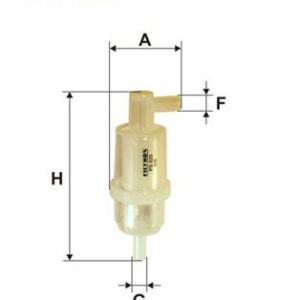 YAKIT FILTRESI MERCEDES OM615 OM616 OM617 W123 W202 W124 W460 A0014776401