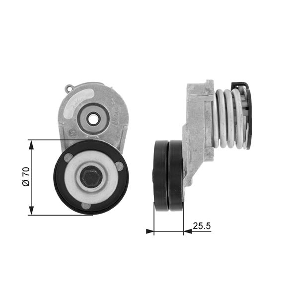 ALTERNATÖR GERGİ RULMANI KÜTÜKLÜ ASTRA G-H-COMBO-CORSA C-MERIVA 1.7CDTI-1.7DTI 16V 00 97184929-1204641-1204853-97222553