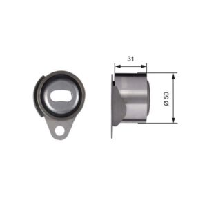 EKSANTRİK GERGİ RULMANI KÜÇÜK CLIO-ESPACE-KNG-LGN-MGN-MASTER-R9-R11-R19-R21 1.7-1.8-1.9 DTI-2.0 7700726440-7700863113-7700866043